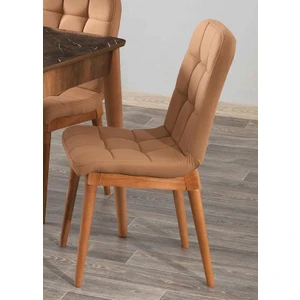 Modern Ahşap Mutfak Sandalyesi Duru 2 Li Set