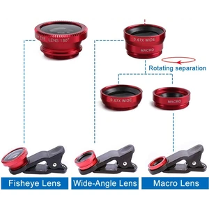 Balık Gözü Lens Fisheye Wide Makro Geniş Açılı Yakın Açılı Telefon Lensi Her Telefona Uyumlu