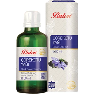 Çörekotu (Çörek Otu) Yağı 50 ml (%100 Saf Soğuk Pres)