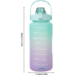 Taros Quokka Life Rainbow Matara Mor-Yeşil 2 Lt