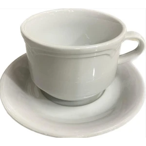 Çakır Porselen Desenli Beyaz 6'lı Nescafe ve Çay Fincan Takımı