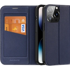 Dux Ducis iPhone 14 Pro 6.1 Kılıf Skin X2 Series Pu Deri Manyetik Kapaklı Kılıf Magnetic Folio Case