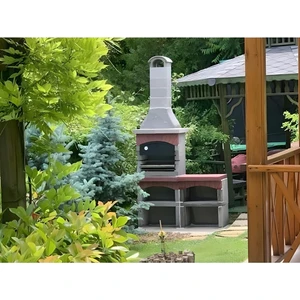 Barbekü Özkoca Mangal Barbekü 75 Lik Davlumbazlı Fırınlı ve Masalı Model