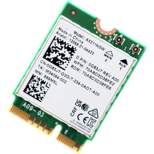 AX211NGW Ağ Kartı Wi-Fi 6e Bluetooth 5.3 SADECE CNVIO2 DESTEKLER