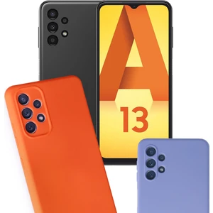 Samsung Galaxy A13 (A135) Kılıf Kamera Korumalı Lansman Silikon Kapak