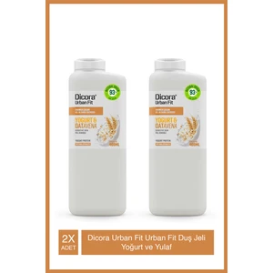 Dicora Urban Fit B Vitamini Yoğurt ve Yulaf Fit Duş Jeli 400 ml X2 Adet