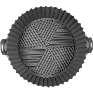 Airfryer Silikon Pişirme Kabı Siyah