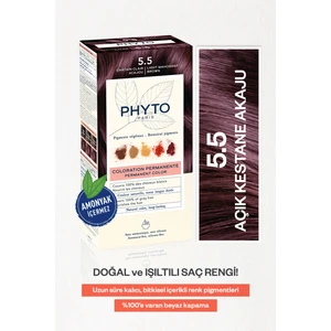 Phytocolor 5.5 Açık Kestane Akaju Amonyaksız Kalıcı Bitkisel Saç Boyası