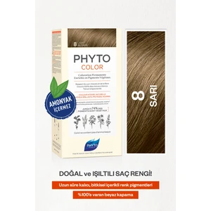 Phytocolor 8 Sarı Amonyaksız Kalıcı Bitkisel Saç Boyası