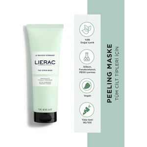 Scrub Mask Beyaz Kil ve Mikro Granül İçeren, Arındırıcı, Vegan, Peeling Yüz Maskesi 75 ml