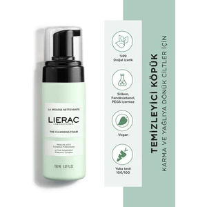 Cleansing Foam Nemlendirici, Vegan Yüz Ve Göz Temizleme Köpüğü 150 Ml