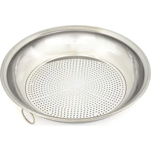 Paslanmaz Çelik Süzgeç, Metal Parlak 30CM