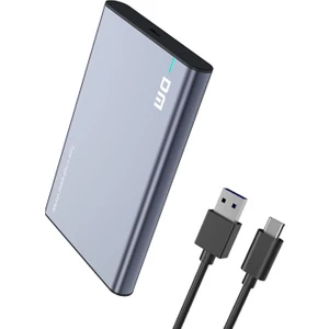 Dm HD002 2.5" Inch USB Type-C 3.0 Sata 3 Harici SSD Harddisk HDD Kutusu