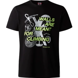 The North Face M Outdoor Graphic Tee Erkek Günlük Tişört NF0A827JJK31 Siyah