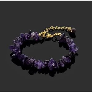 Store Atak Handmade Ametist Kırık Doğal Taş Kadın Erkek Bileklik