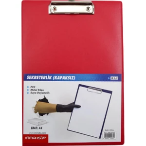 A4 Kapaksız Sekreterlik Kırmızı Cb-5/k 1 Adet