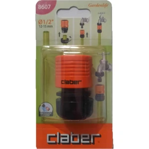 8607 1/2" 12/15MM Ambalajlı Otomatik Hortum Bağlantı Adaptörü