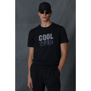 Maya Modern Grafik T- Shirt Siyah