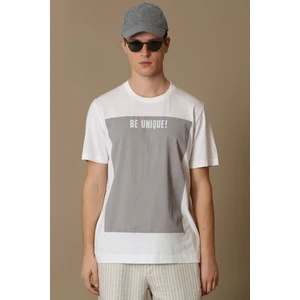 Rıchard Modern Grafik T- Shirt Antrasit