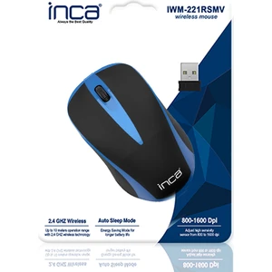 IWM-221RSMV Track Red Sensör Mavi Kablosuz Nano Alıcılı Mouse