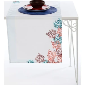 Ays Home Mercan Desen  Leke Tutmaz Dokuma  Runner