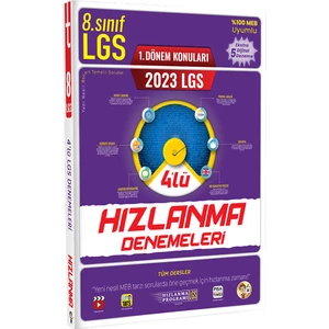 Tonguç Akademi 2023 LGS 1. Dönem 4'lü Hızlanma Denemeleri