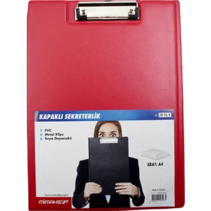 Kapaklı Sekreterlik Kırmızı Cb-10/k