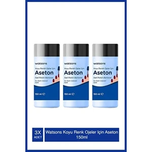 Koyu Renk Ojeler Için Aseton 150ML Tr X3 Adet