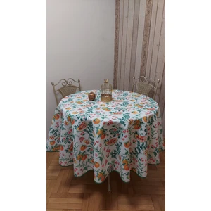 Duck (Leke Itici ,leke Tutmaz) Kumaş,yuvarlak Yemek Masası Örtüsü