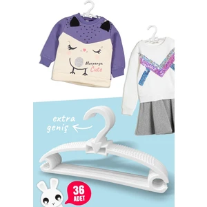 Olgun Home Fiyonk Bebek Elbise Askısı 24 Adet Çocuk Kıyafet Askısı