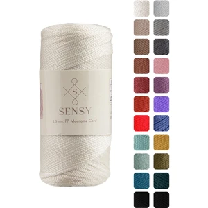 Premium 1,5 mm 100 gr Polyester Makrome Ipi 150 M Supla Ip ve Çanta Ipliği Makrame Ip