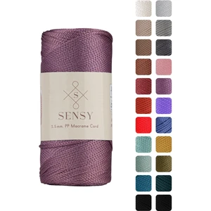 Premium 1,5 mm 100 gr Polyester Makrome Ipi 150 M Supla Ip ve Çanta Ipliği Makrame Ip