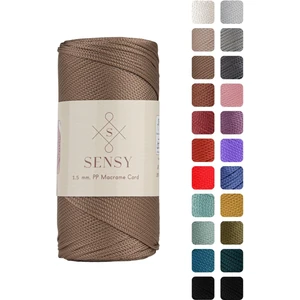 Premium 1,5 mm 100 gr Polyester Makrome Ipi 150 M Supla Ip ve Çanta Ipliği Makrame Ip