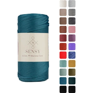 Premium 1,5 mm 100 gr Polyester Makrome Ipi 150 M Supla Ip ve Çanta Ipliği Makrame Ip