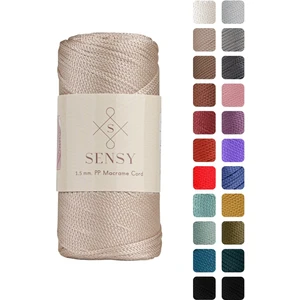Premium 1,5 mm 100 gr Polyester Makrome Ipi 150 M Supla Ip ve Çanta Ipliği Makrame Ip