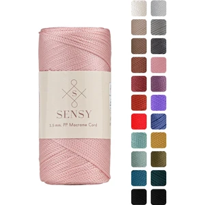 Premium 1,5 mm 100 gr Polyester Makrome Ipi 150 M Supla Ip ve Çanta Ipliği Makrame Ip