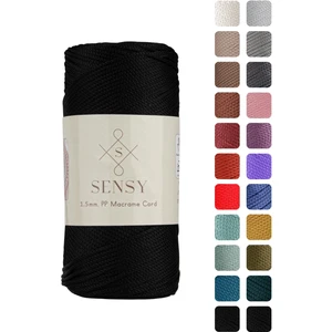 Premium 1,5 mm 100 gr Polyester Makrome Ipi 150 M Supla Ip ve Çanta Ipliği Makrame Ip