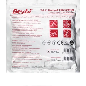 Ekg Elektrot Yetişkin 4 Paket 200 Adet