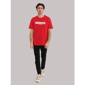 Jack & Jones Erkek Logo Baskılı Tişört - Pin