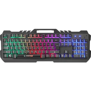 KB-R57 X-JAMMER Gökkuşağı Aydınlatmalı USB LC Layout Gaming Oyuncu Klavyesi