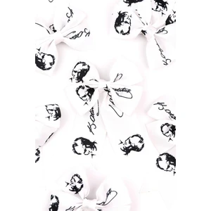 Le Mabelle Beyaz  Atatürk Baskılı Kız Çocuk Klips Toka