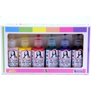 Mona Lisa  Batik Boyası 40ML 6 Renk 1 Paket Südor Batik Boyama Seti 40ML x 6 Lı Kumaş Boyama Batik Seti