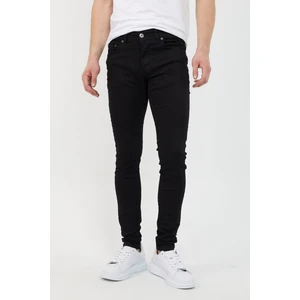 Erkek Siyah Skinny Fit Jean Pantolon
