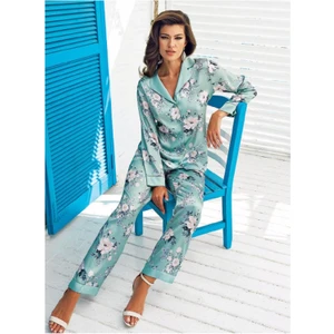 5401 Saten Pijama 2'li Takım