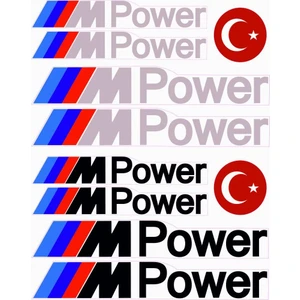 Sticker Seti [a4] [m Power 10 Parça] - Universal