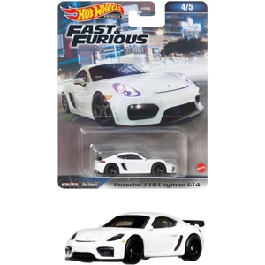 Hot Wheels Fast-Furious Premium Araba Porsche 718 Cayman Gt4 HNW46-HKD20