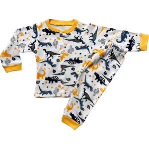 BY CWHR %100PAMUK Uzun Kollu Mevsimlik Bebek Pijama Takımı,kız Bebek Pijama Takımı,erkek Bebek Pijama Takımı