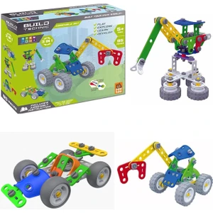 3in1 Build Technic Set, 95 Parça Sök-Tak Makaslı Vinç Block Yapı Seti
