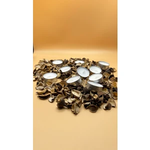 Tealight Mum Mini Boy Soya Parafinli 50 Adet Beyaz (EKONOMİK)