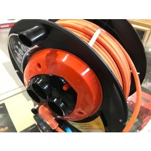 50 MT Makaralı 4'lü Elektrik Uzatma Priz 3x2,5 mm Turuncu